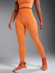 Solid Color Seamless Sports Leggings