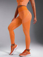 Solid Color Seamless Sports Leggings