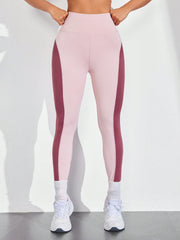 High Waist Color Block Fitness Leggings