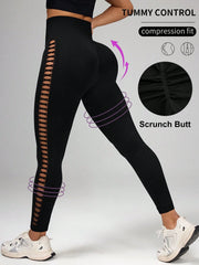 Solid Color Activewear Leggings