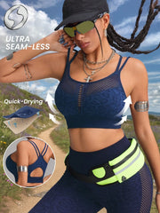 Seamless Performance High Elastic Sports Bra