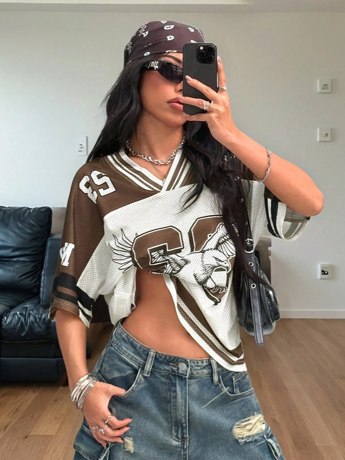 Streetwear Breathable Mesh Graphics T-Shirt
