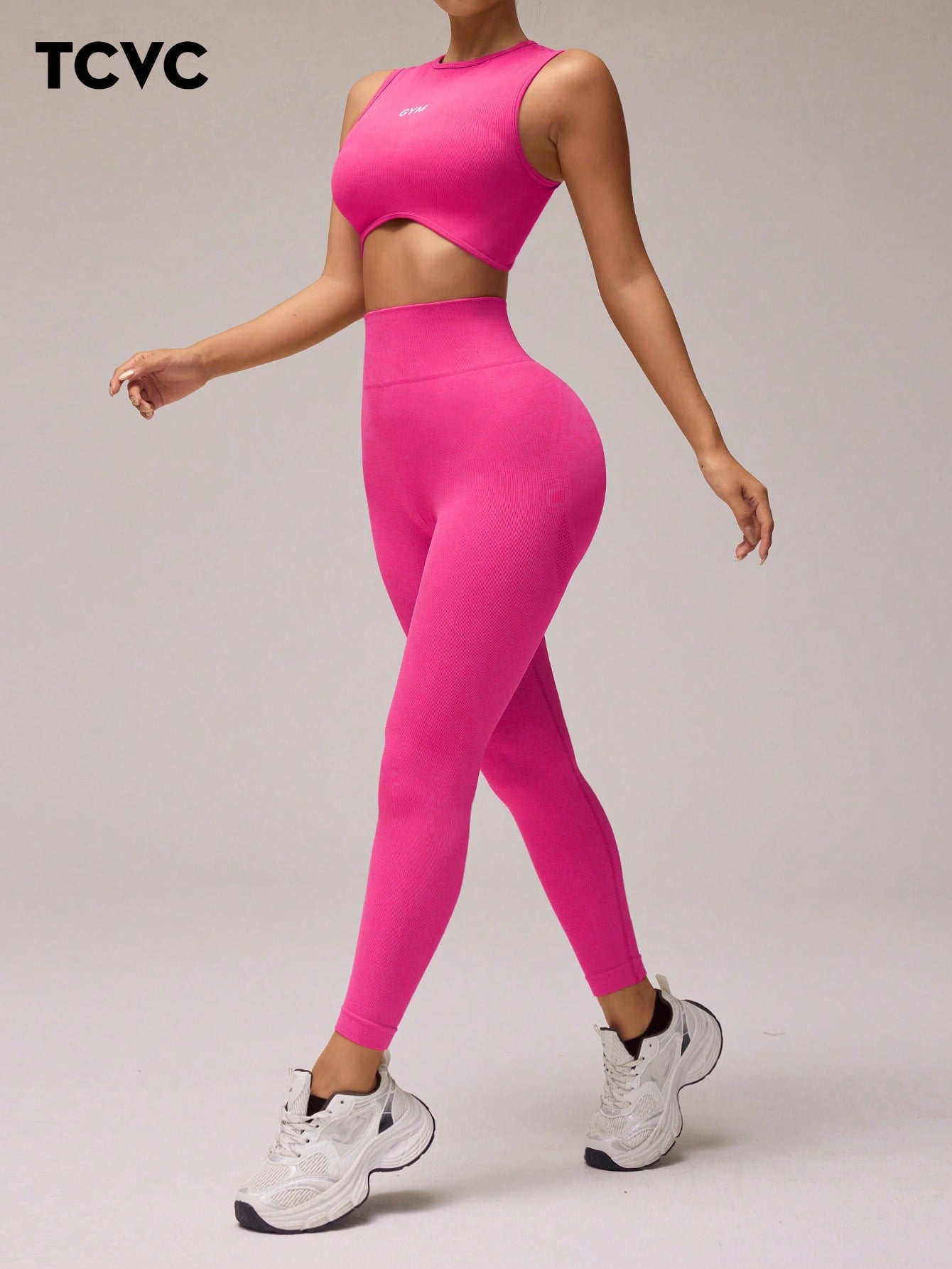 High Elasticity Seamless Sports Bra And Leggings Set