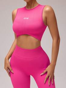 High Elasticity Seamless Sports Bra And Leggings Set