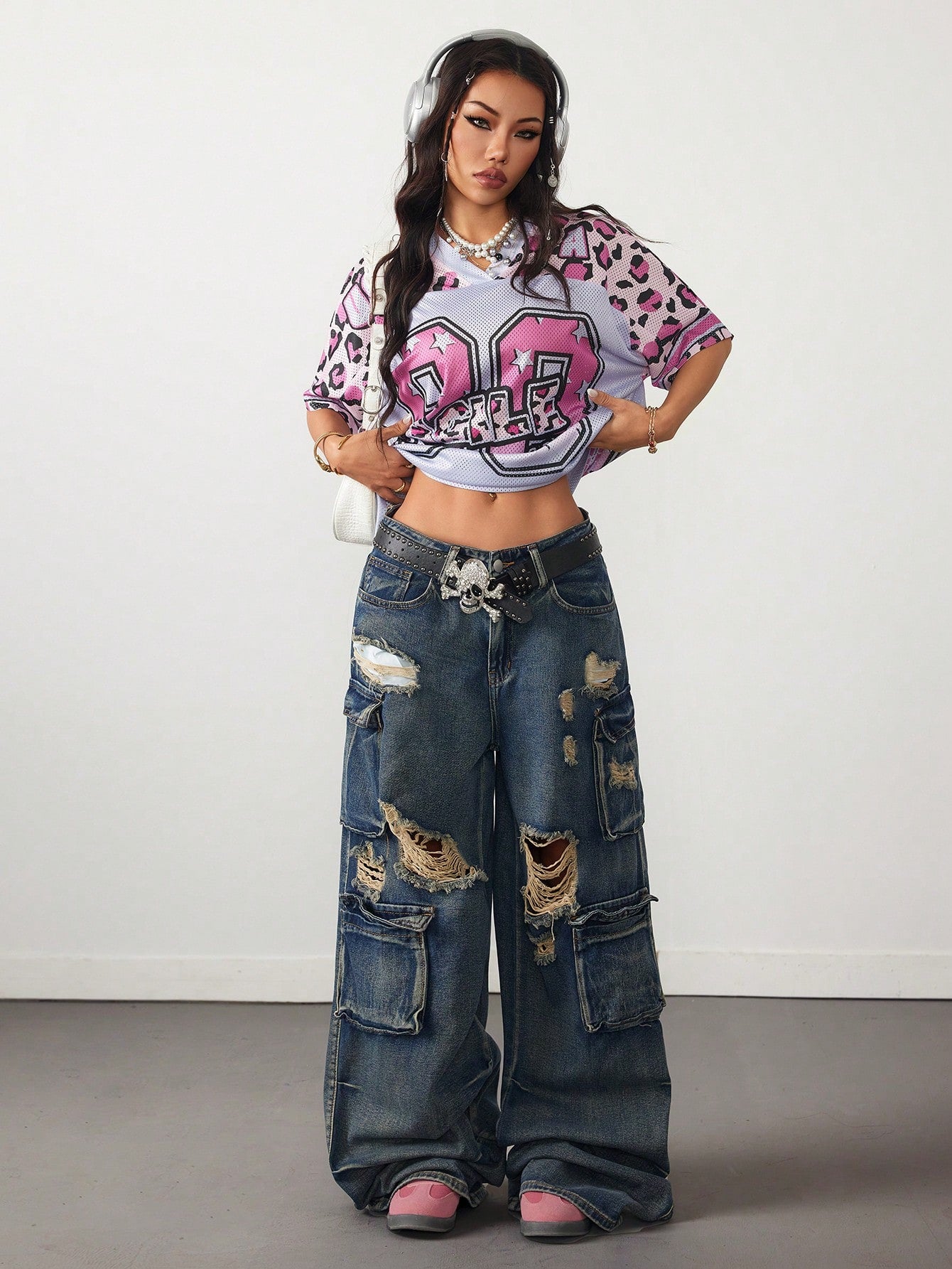Streetwear Breathable Mesh Graphics T-Shirt