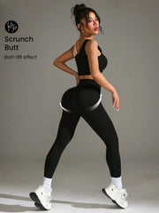 Sporty Tank Top And Pants Set