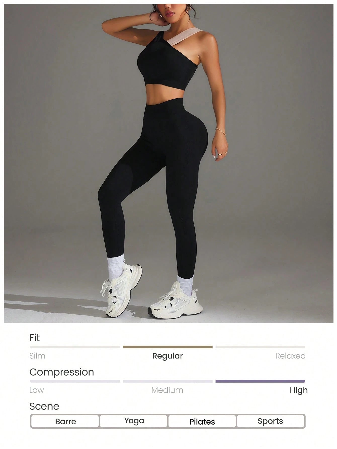 Sporty Tank Top And Pants Set