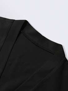 Long Sleeve Tie Front Shirt And Pant Set