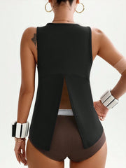 Contrast Mesh Yoga Camisole