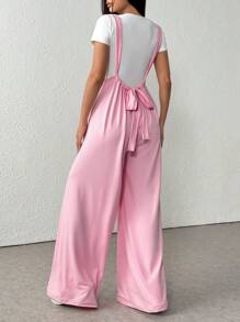 Sleeveless Straight Leg Jumpsuit