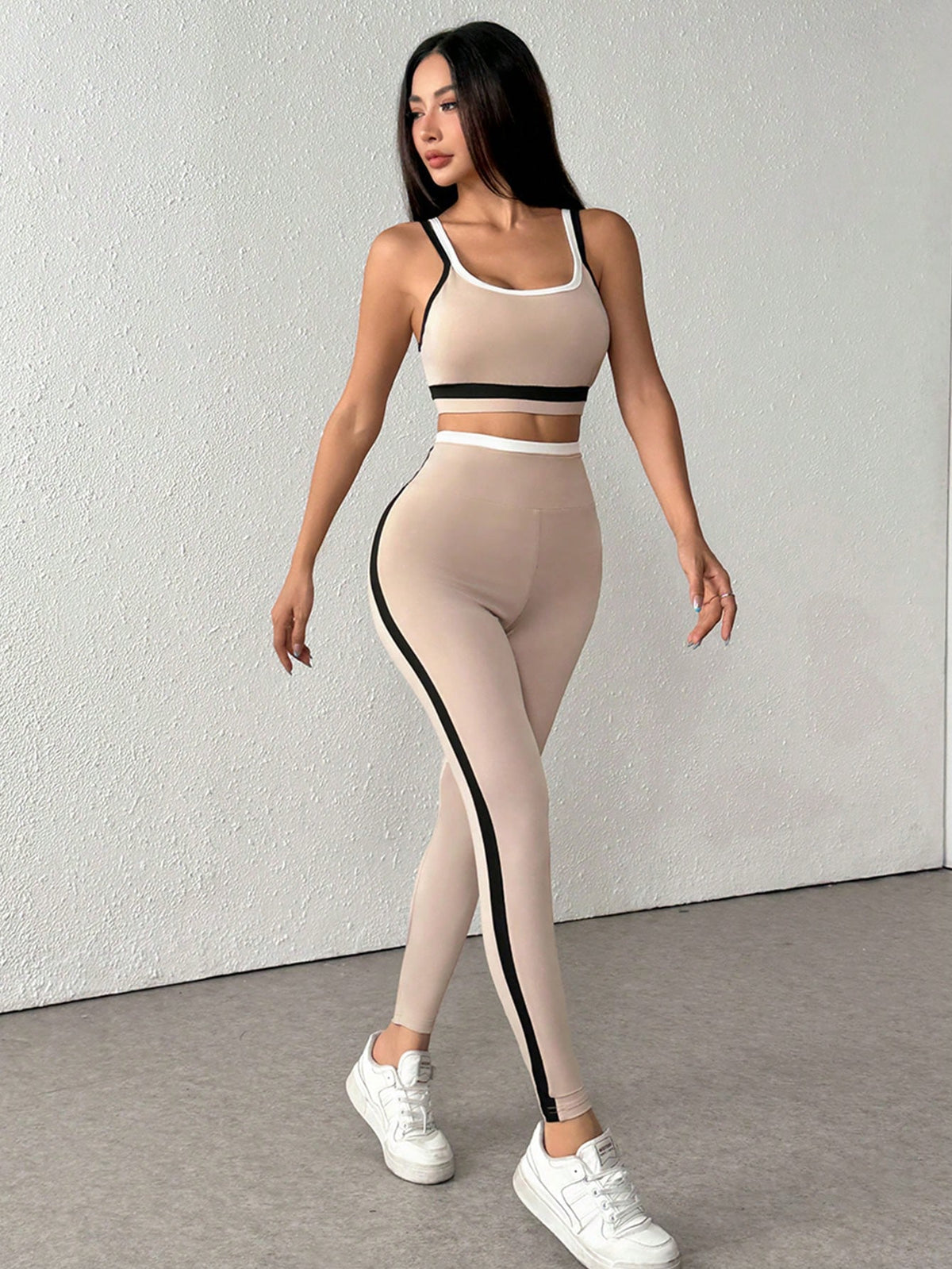 2pcs Sports Vest And Pants Set
