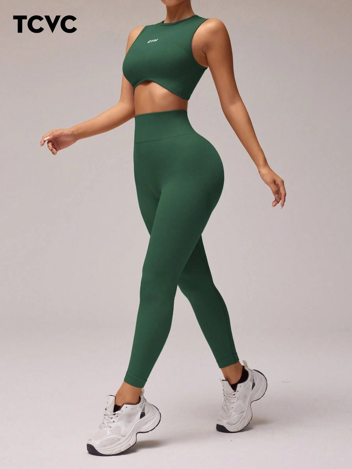 High Elasticity Seamless Sports Bra And Leggings Set