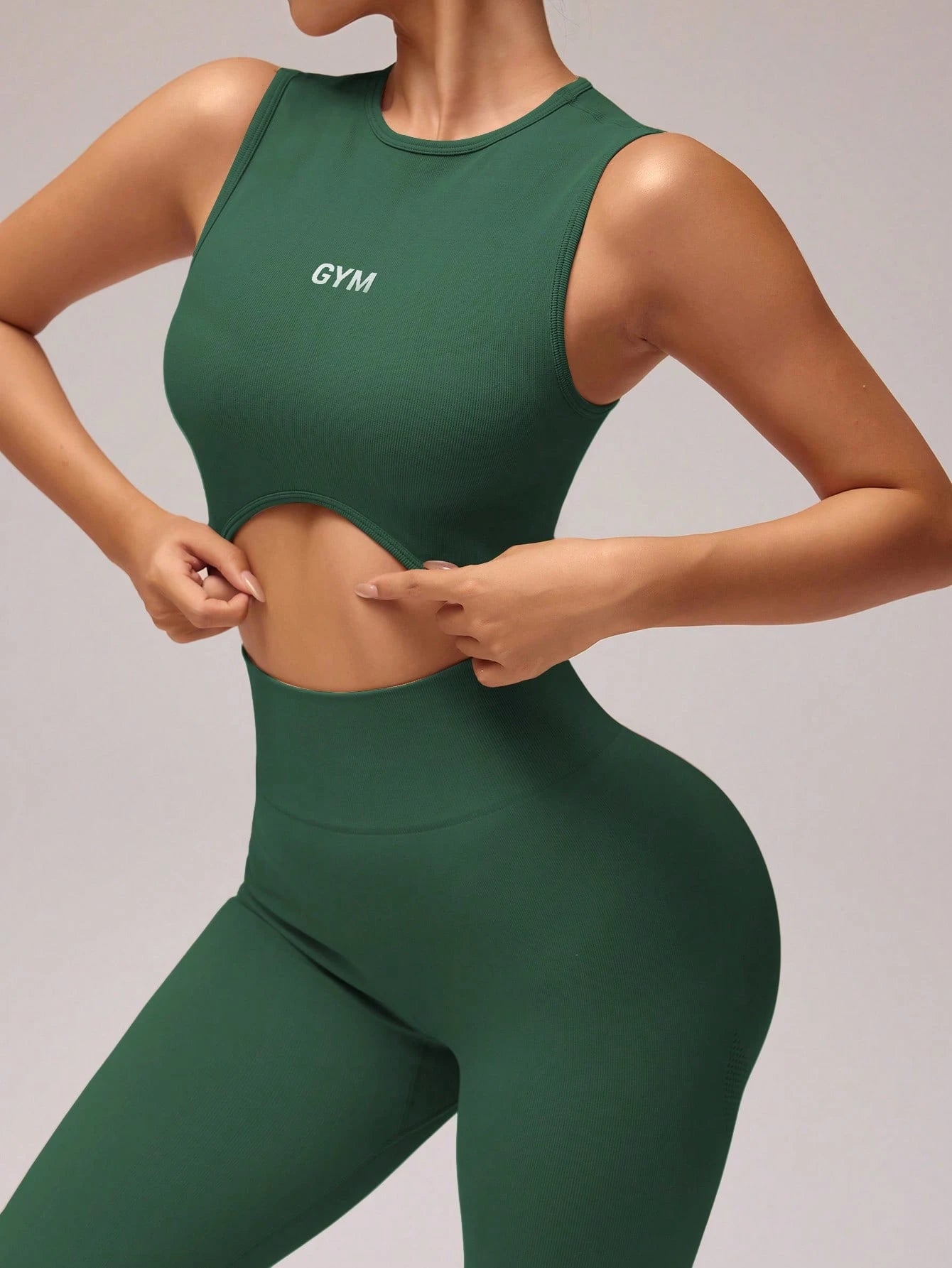 High Elasticity Seamless Sports Bra And Leggings Set