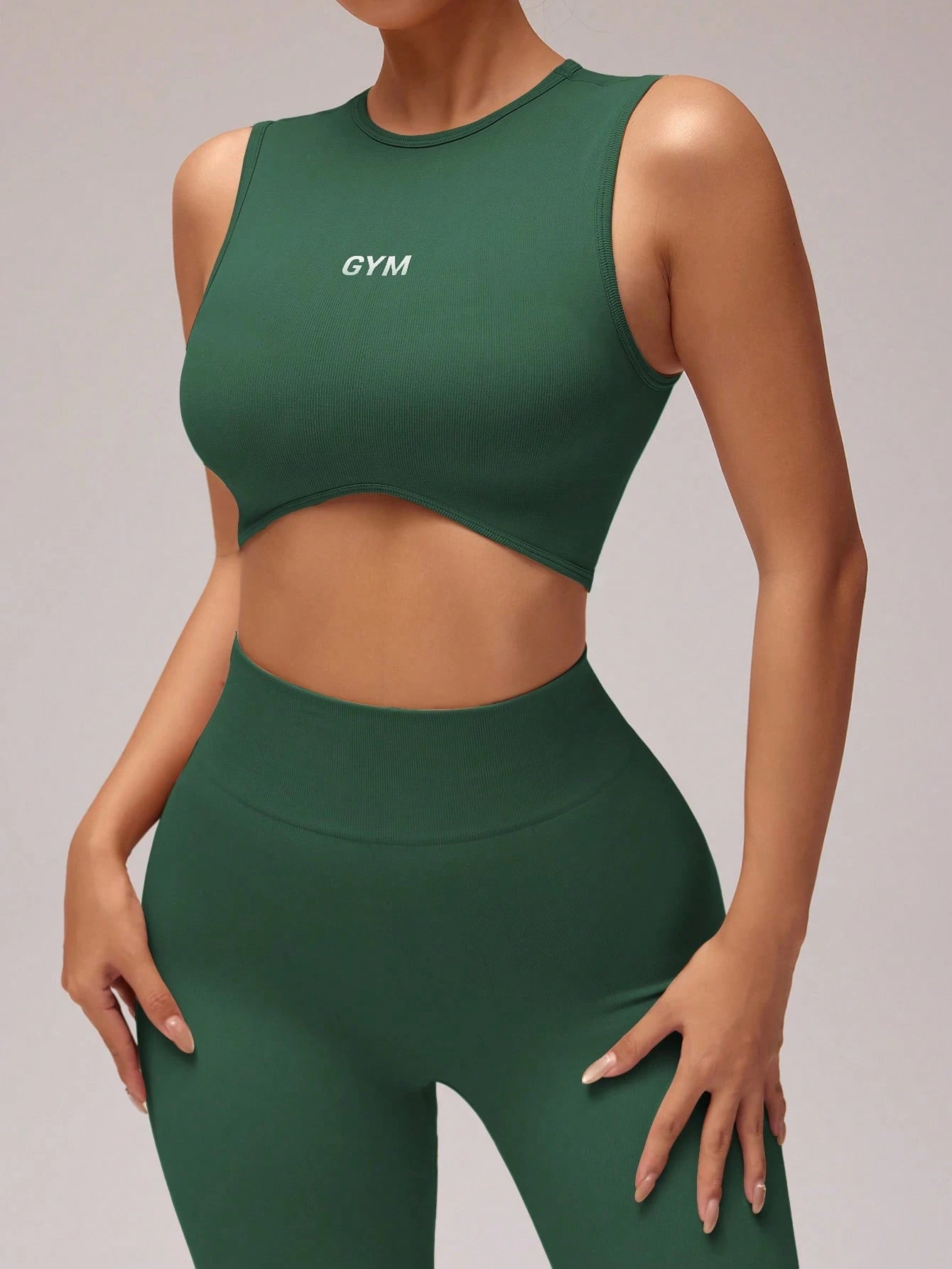 High Elasticity Seamless Sports Bra And Leggings Set