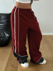 Streetwear Oversized Colorblock Pants