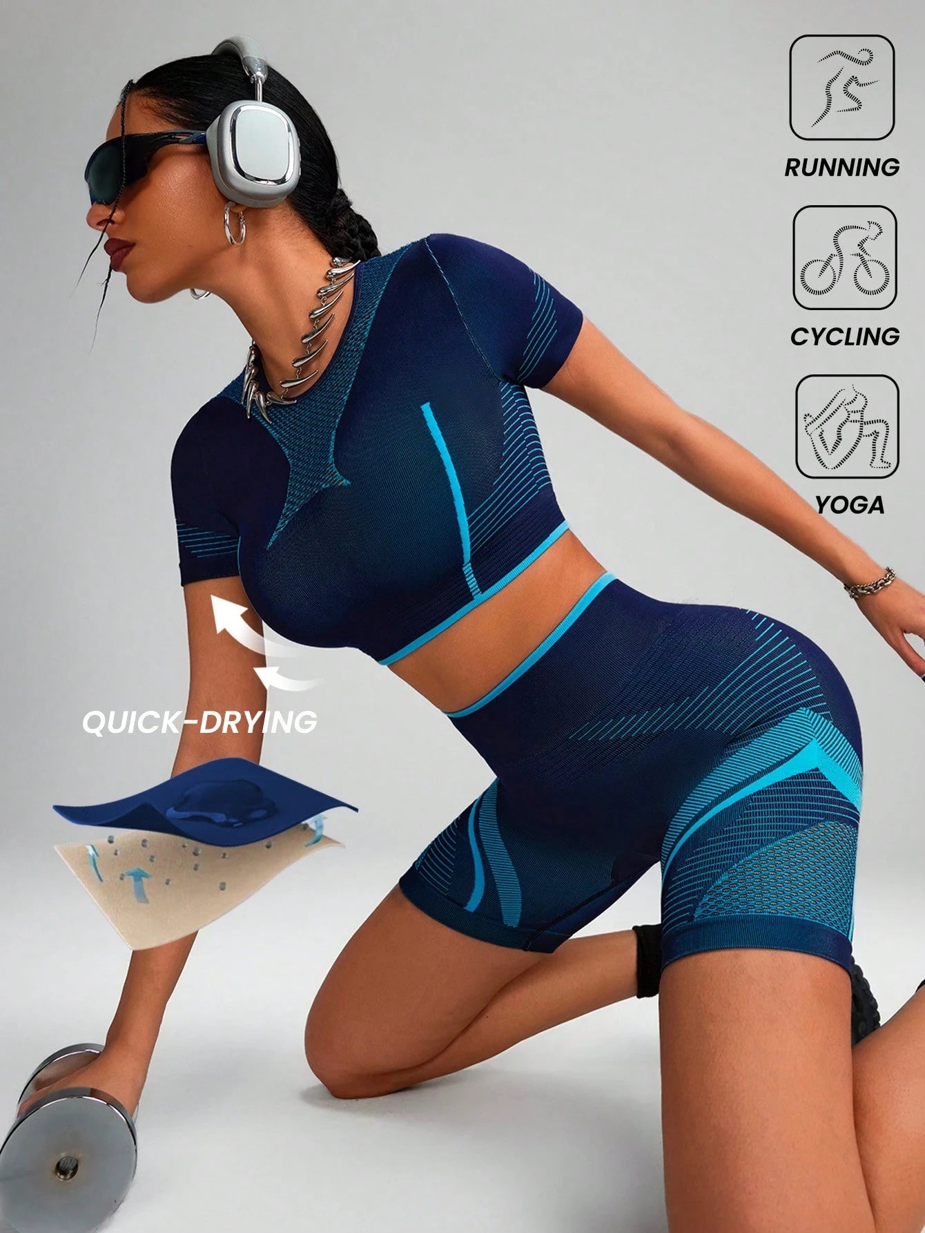 Seamless Tee High-Stretch Active T-Shirt