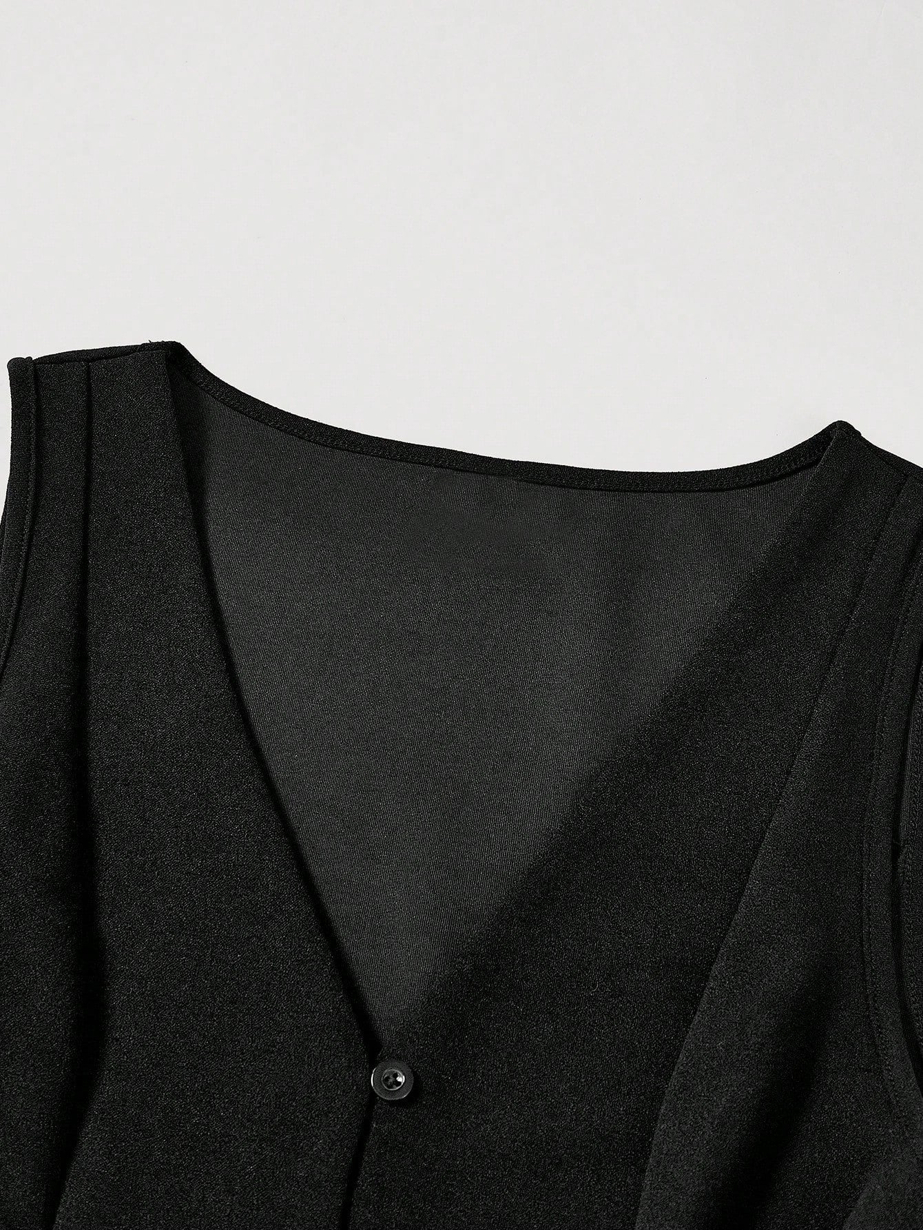 Retro Vintage Crossed Frenulum Drawstring Side Crop Tank Top SS24- FD
