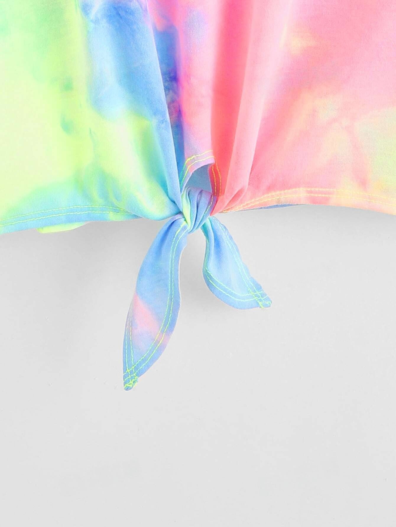 Tie Hem Tie Dye Tee SS24- FD