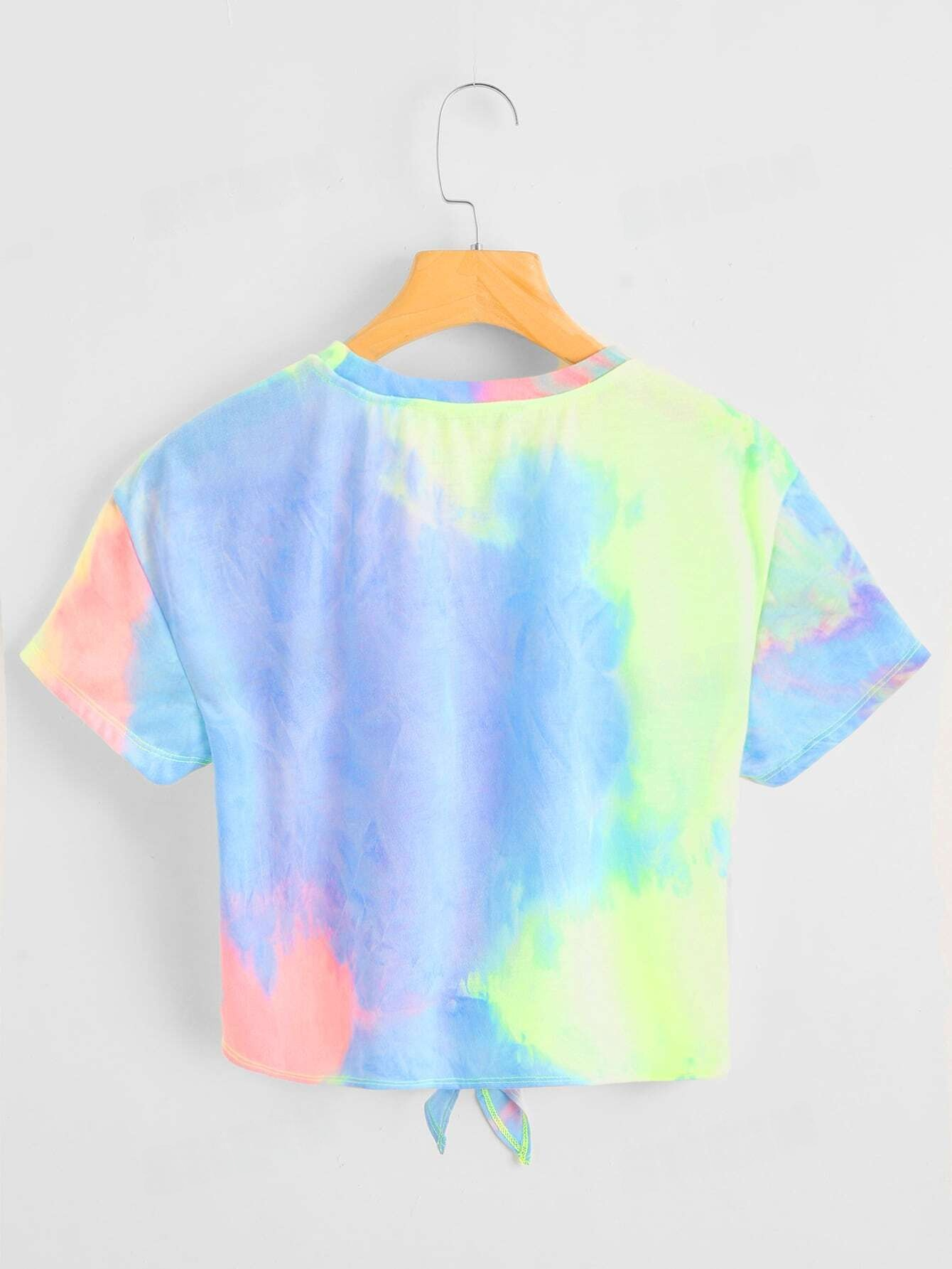 Tie Hem Tie Dye Tee SS24- FD