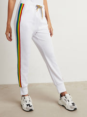 Rainbow Side Striped Jogger with Side Pocket FD