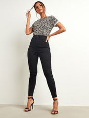 Animal Printed Regular Fit T-shirt