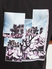 Nowhere To Be Graphic Print Oversized T-shirt