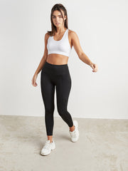 Mesh Insert Side Pocket Activewear Leggings