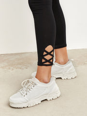 Ankle Cut Out Leggings