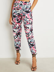 Bandeau Knit Crop Top and Camo Jogger Co-Ord Set FD